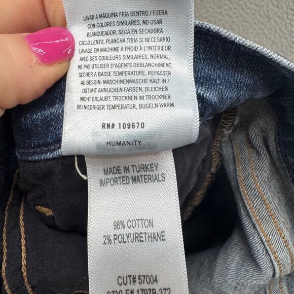 Citizens of Humanity Emerson Jeans Womens Blue Slim Boyfriend Button Fly Size 27 - Picture 7 of 14